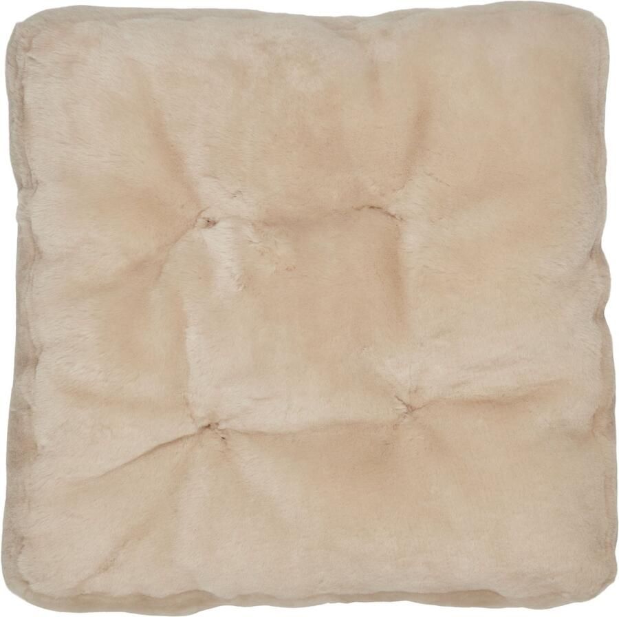 Sheepskin House Stoel Cover Langharige Schapenvacht Stoel Cover 40x40 cm
