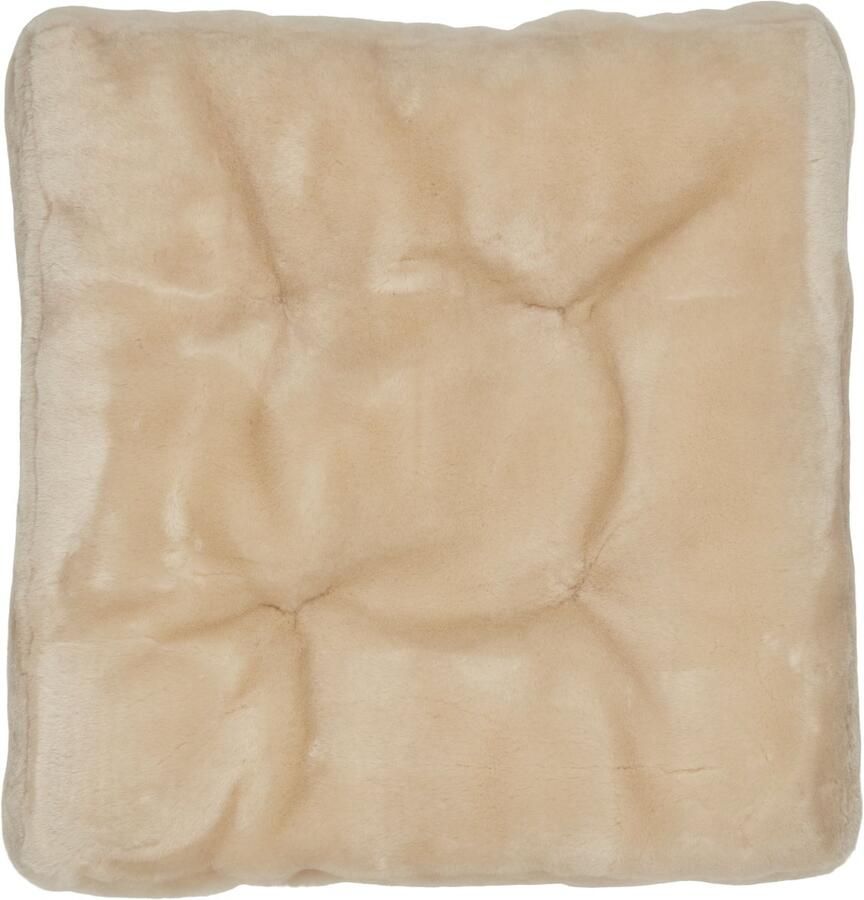 Sheepskin House Stoel Cover Langharige Schapenvacht Stoel Cover 40x40 cm - Foto 4
