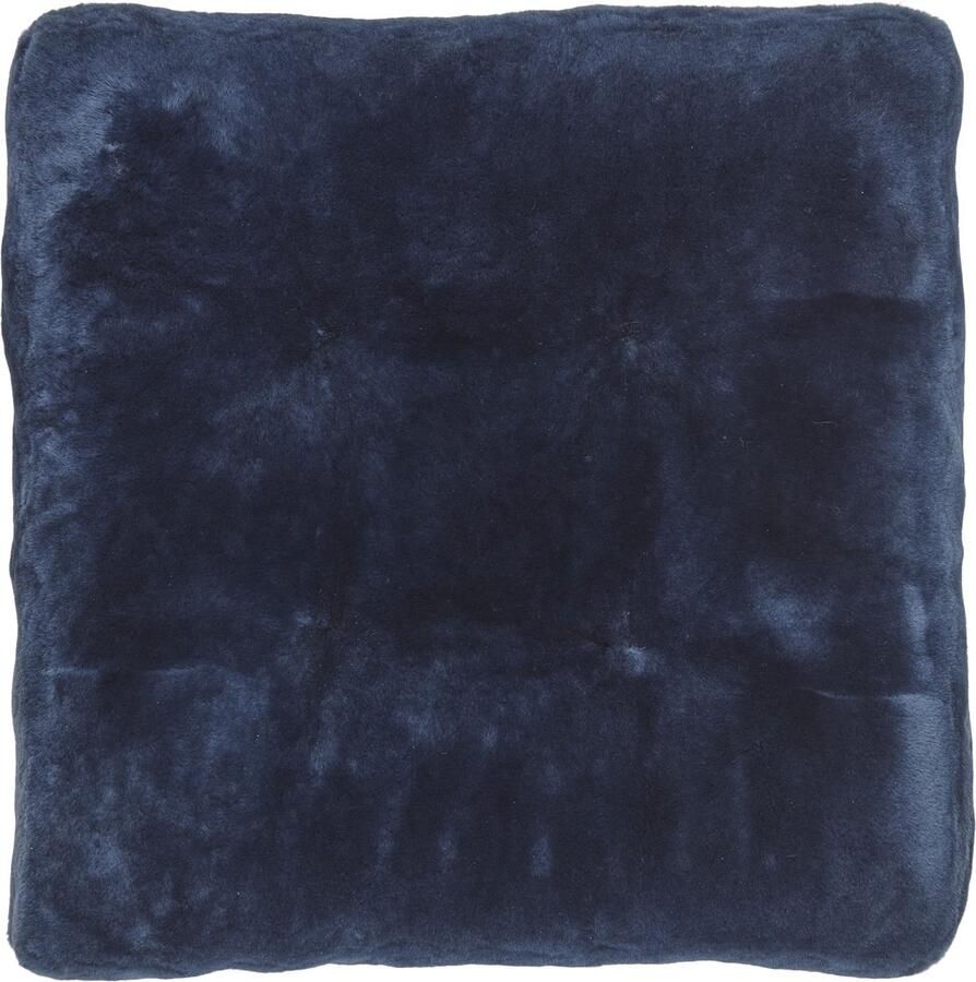 Sheepskin House Stoel Cover Langharige Schapenvacht Stoel Cover 40x40 cm - Foto 3