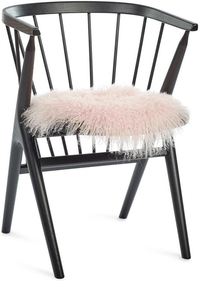 Sheepskin House Stoel Cover Curly Schapenvacht Stoel Cover Ø38 cm - Foto 6