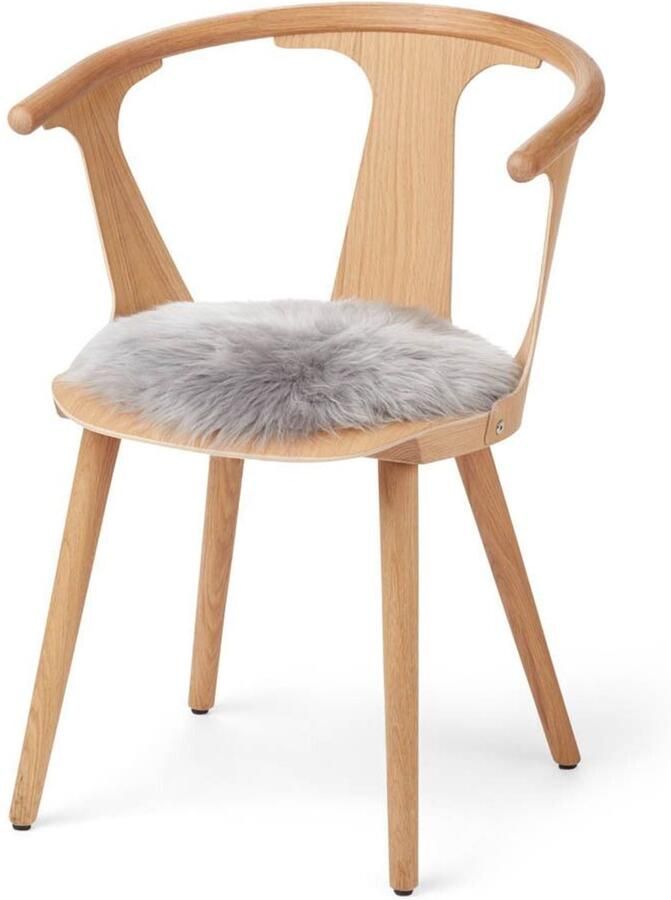 Sheepskin House Stoel Cover Stoel Cover Premium Langharig Nieuw Zeeland Ø34cm