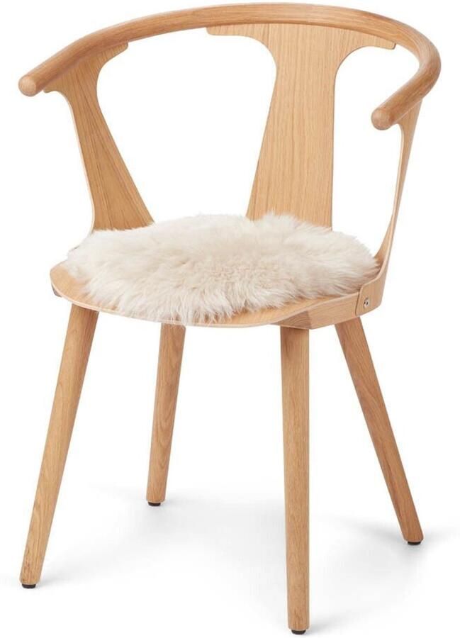 Sheepskin House Stoel Cover Stoel Cover Premium Langharig Nieuw Zeeland Ø34cm - Foto 2