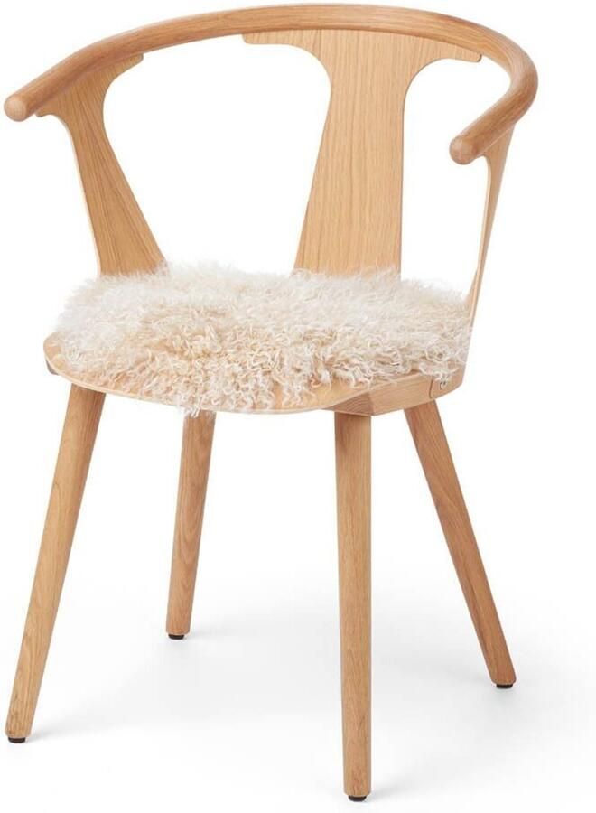 Sheepskin House Stoel Cover Tibetaanse Schapenvacht Stoel Cover 34cm - Foto 2