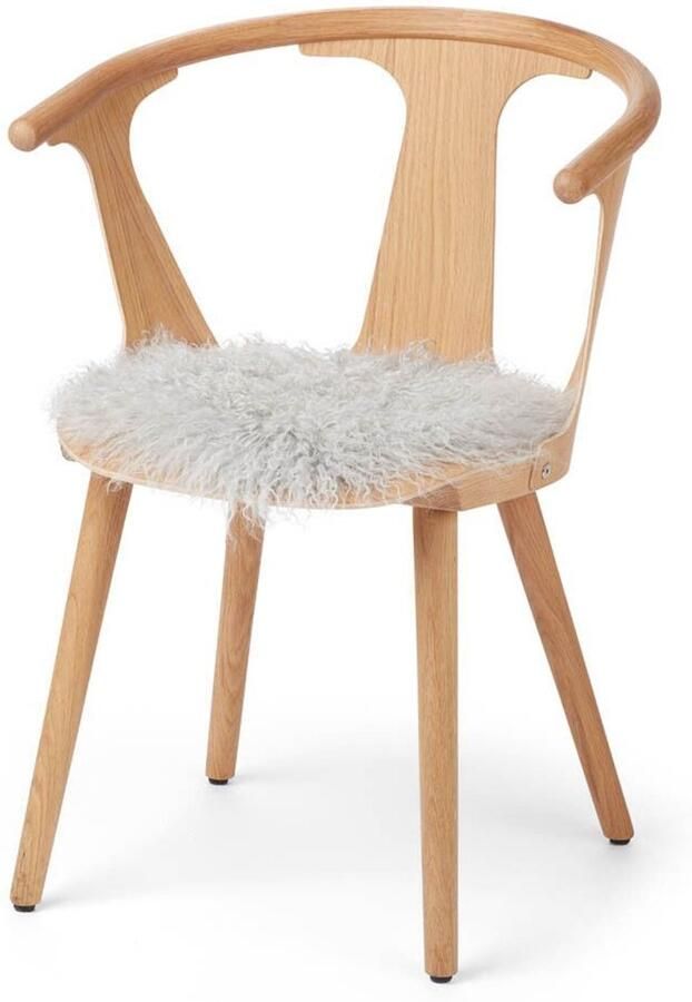 Sheepskin House Stoel Cover Tibetaanse Schapenvacht Stoel Cover 34cm