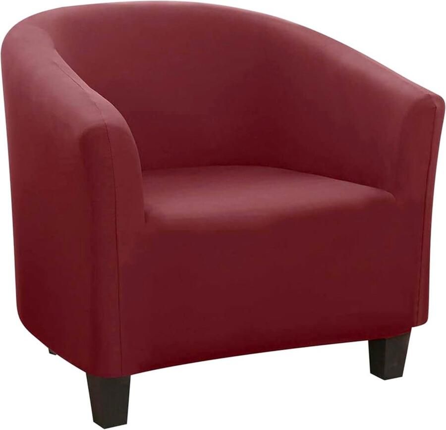 SHILINTONG clubstoel hoes 1 stuk stretch kuipstoelhoes jacquard spandex universele stof perfect voor bar woonkamer fauteuil