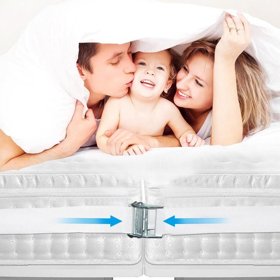 ShopHaven Matras Houder met Anti-Slip Rubber Verstevigingsmat voor Matrassen Stopper Antislip Mat Geschikt voor Alle Matrassen Verbeter Stabiliteit en Comfort