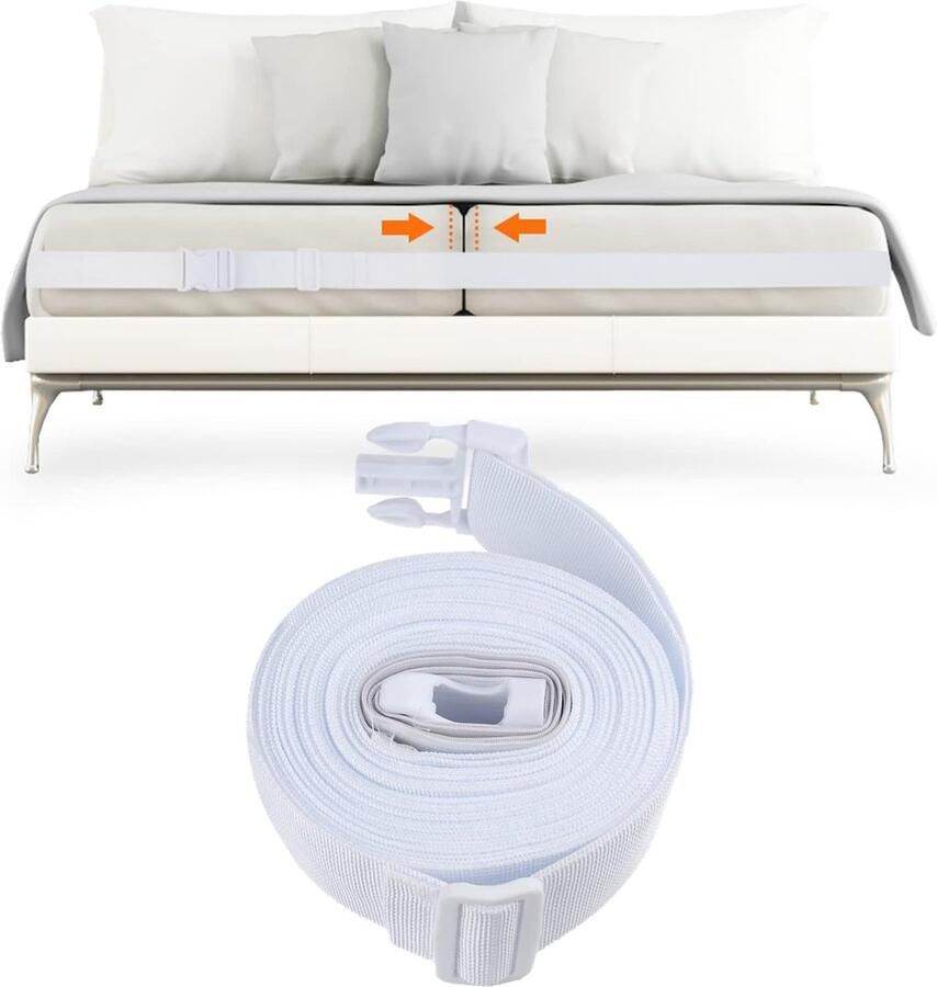 ShopHaven Matras Houder met Anti-Slip Rubber Verstevigingsmat voor Matrassen Stopper Antislip Mat Geschikt voor Alle Matrassen Verbeter Stabiliteit en Comfort 100m