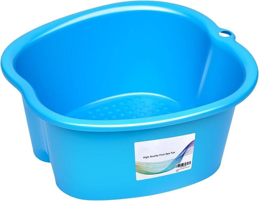 ShopHaven Voetenbad Kom Groot Formaat Stevig Kunststof Voetenbad Pedicure Voetenbad voor Thuis Ontspannend Spa Voetenbad Detox Voetenbad Massage Kom tegen Eelt Nagelriemen en Dode Huid