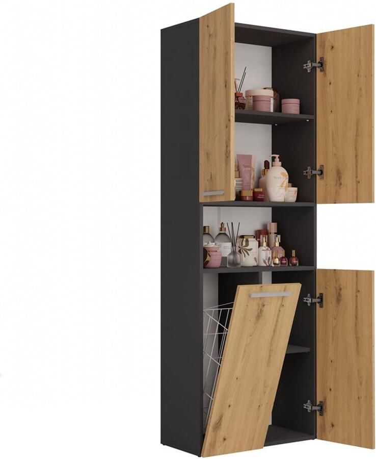 Shumee Badkamerkolom Nel 1K DK ANTRACIET ARTISAN