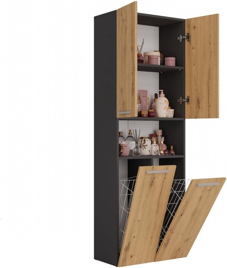 Shumee Badkamerkolom Nel 2K DK ANTRACIET ARTISAN