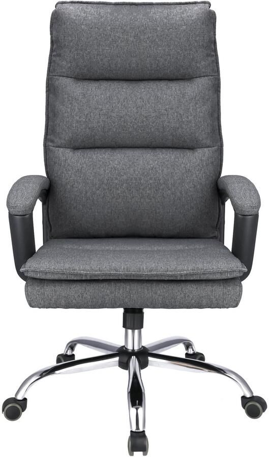 Shumee ESPO bureaustoel stof donkergrijs