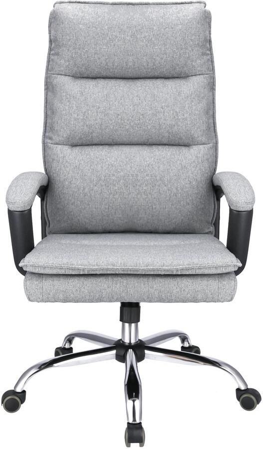 Shumee ESPO bureaustoel stof lichtgrijs