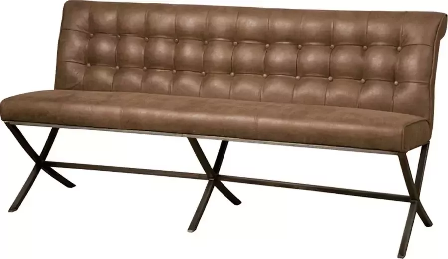 Sidd Barcelona bench 155 fabric cherokee 9 brown