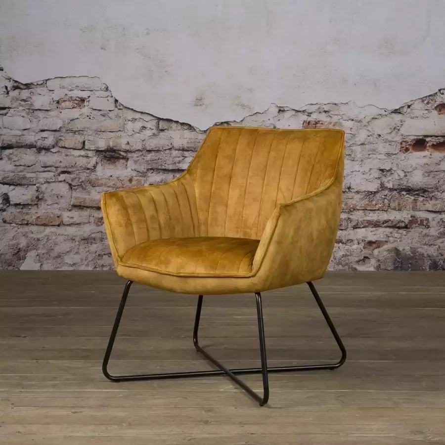 AnLi Style Tower living Monte coffeechair fabric Adore 14 yellow - Foto 2