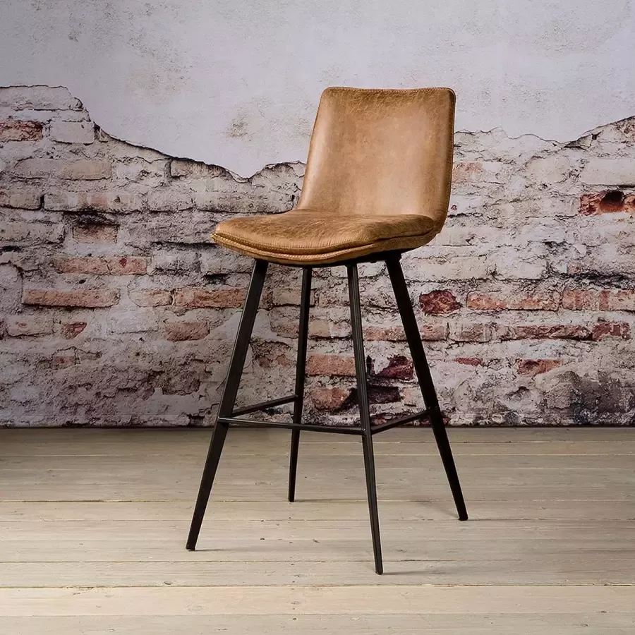 AnLi Style Tower living Pamplona barstool fabric T-cognac - Foto 2