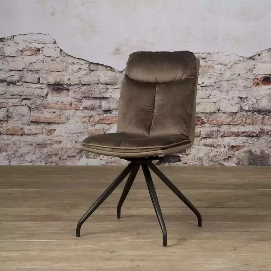 AnLi Style Tower living Rota swivel sidechair Lush 822-227 Brown - Foto 2