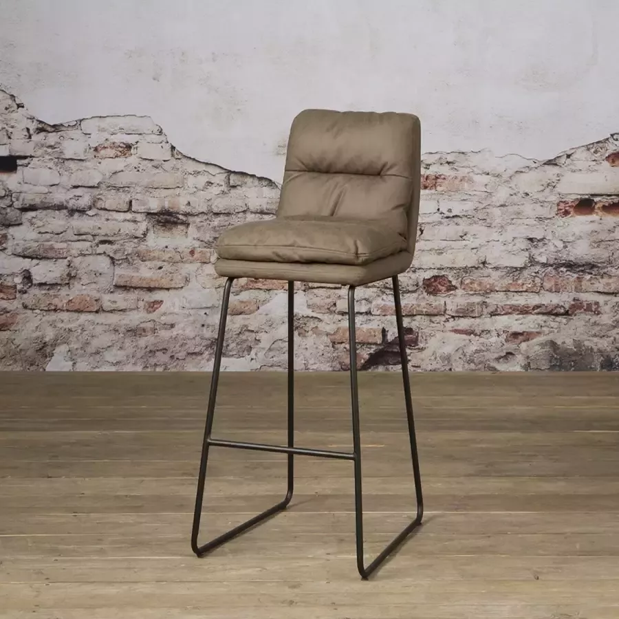 AnLi Style Tower living Toro barstool Cabo 387 Taupe (uitlopend) - Foto 2