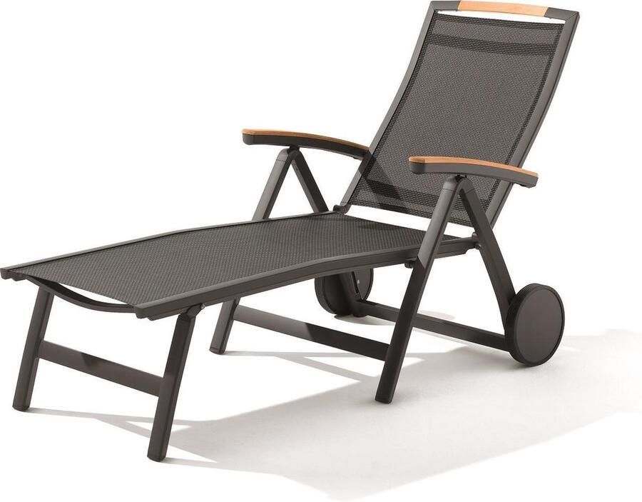 Sieger Catena Ligbed inklapbaar Grijs