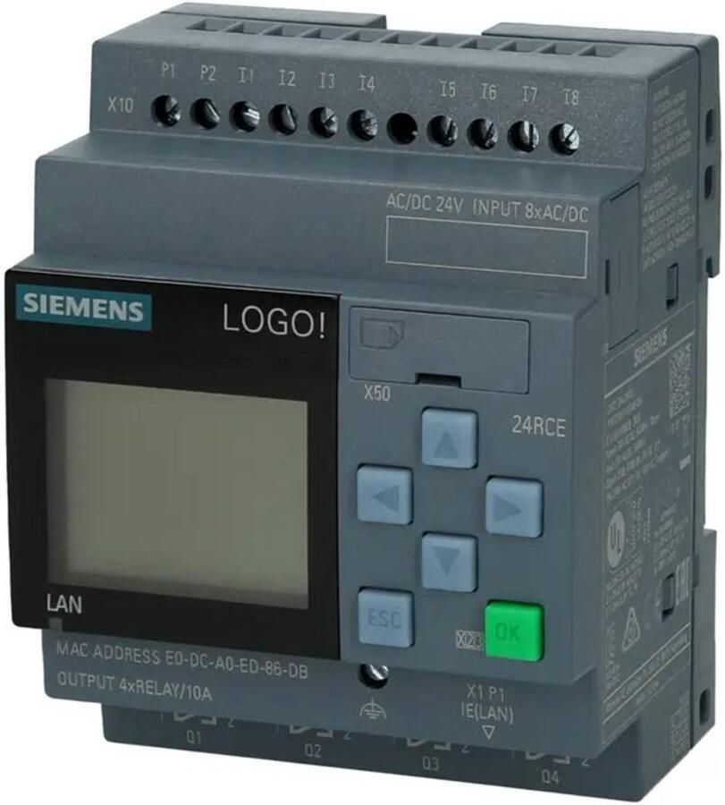Siemens 6ED1052-1HB08-0BA2 PLC-aansturingsmodule 24 V DC 24 V AC