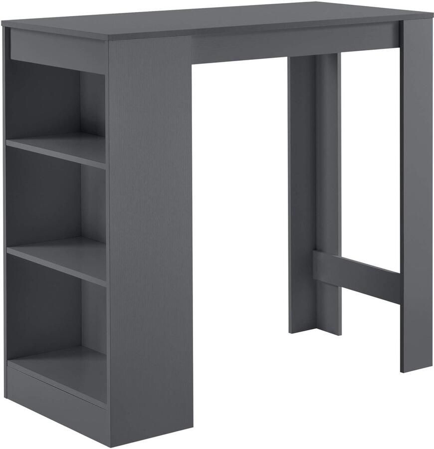 Sierra Bartafel met 3 planken 110x50x103 cm donkergrijs