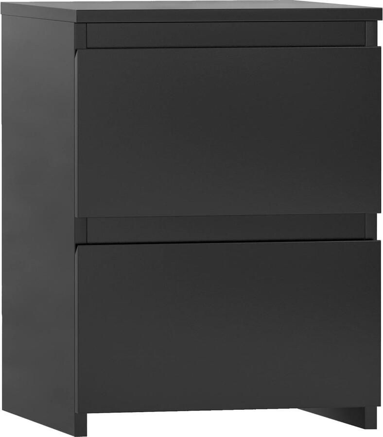 Sierra Designs 2 lade nachtkastje kist (zwart)