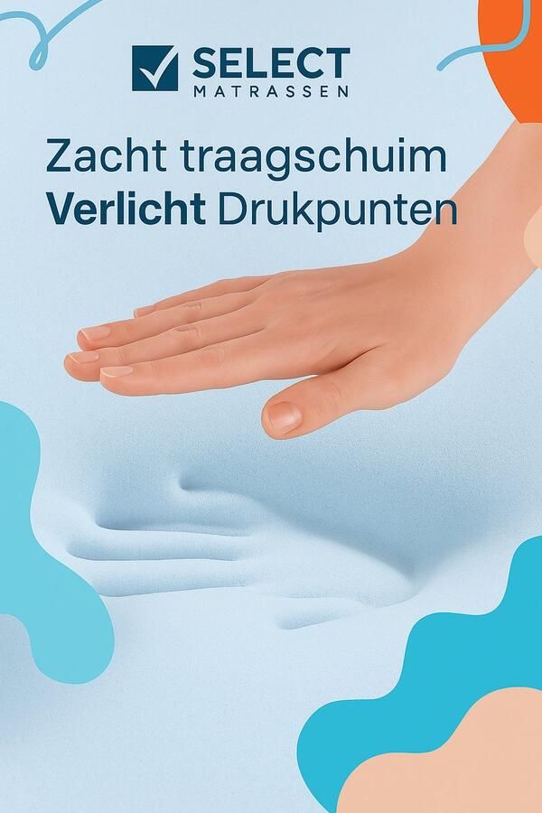 Siesta Bedding Select Matrassen – Matras Sofie – 140x200 – Hybride – 14cm – Orthopedisch – Afneembare en Wasbare Bamboe Hoes