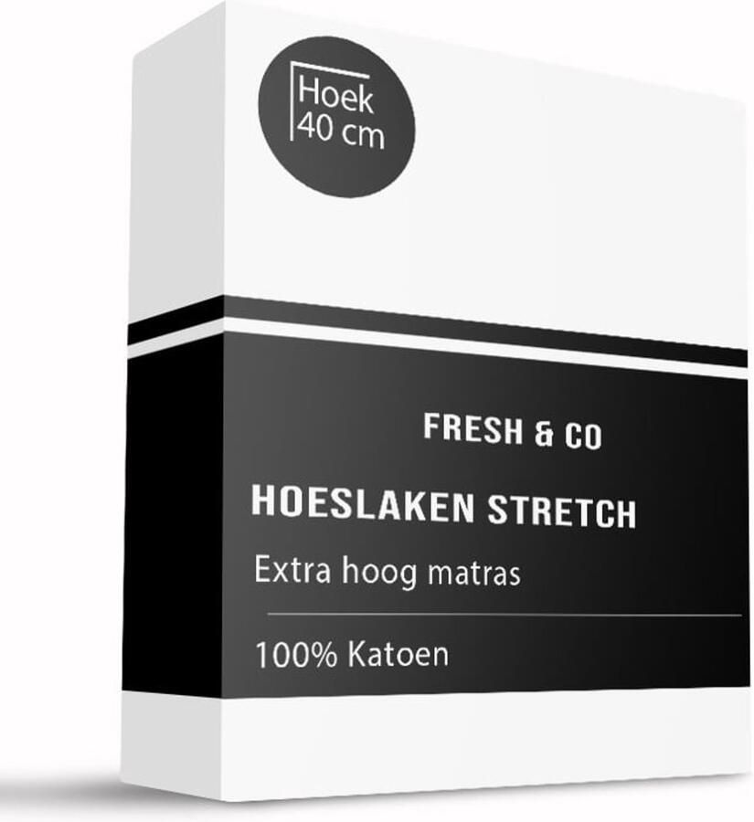 NV Signature Luxe Boxspring Hoeslaken 140x200 cm Jersey Stretch Signature - Foto 4