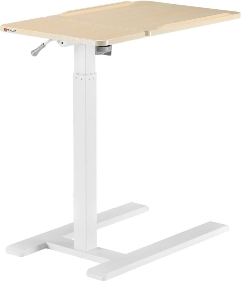 Sihoo D01 Stabureau Zit-sta bureau 4 gGeheugenhoogte-instellingen Ergonomisch in Hoogte Verstelbare Wit Esdoornhout