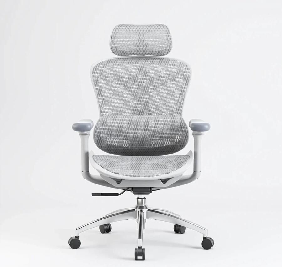 Sihoo Doro C300L Ergonomische Bureaustoel 4D Armleuningen Zelfaanpassende Lendensteun Verstelbare Rugleuning Mesh Rugleuning 150kg Kantoor Thuis Gaming Inclusief gratis hoofdsteun Wit - Foto 3