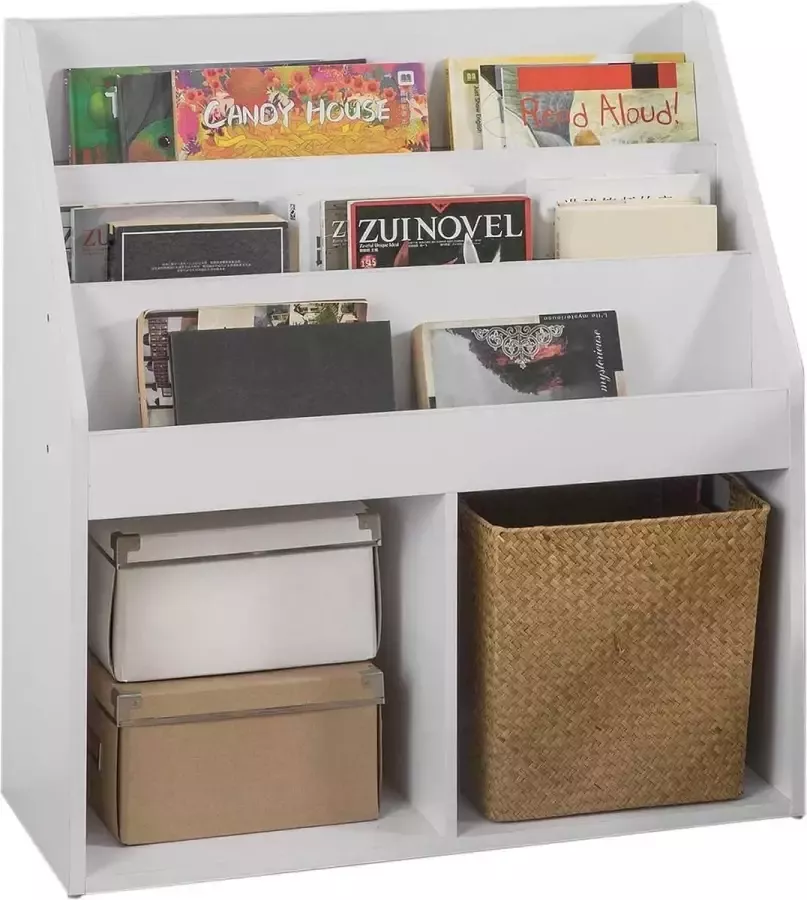 Simpletrade Boekenkast Wandrek Voor kinderen Wandmontage 73x80x30 cm