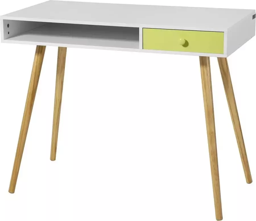 Simpletrade Bureautafel Bureau Lade Hout 90x46x73 cm