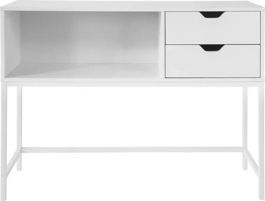 Simpletrade Console tafel Bureau 2 lades Hout 110x80x30 cm
