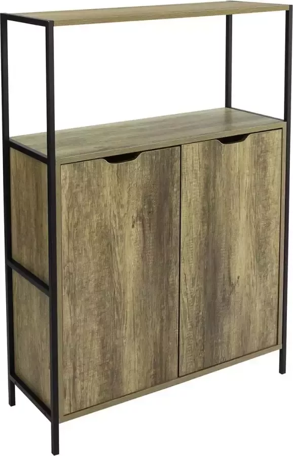 Simpletrade Dressoir Ladekast Keukenkast Industrieel Verstelbare plank 83x114x30 cm