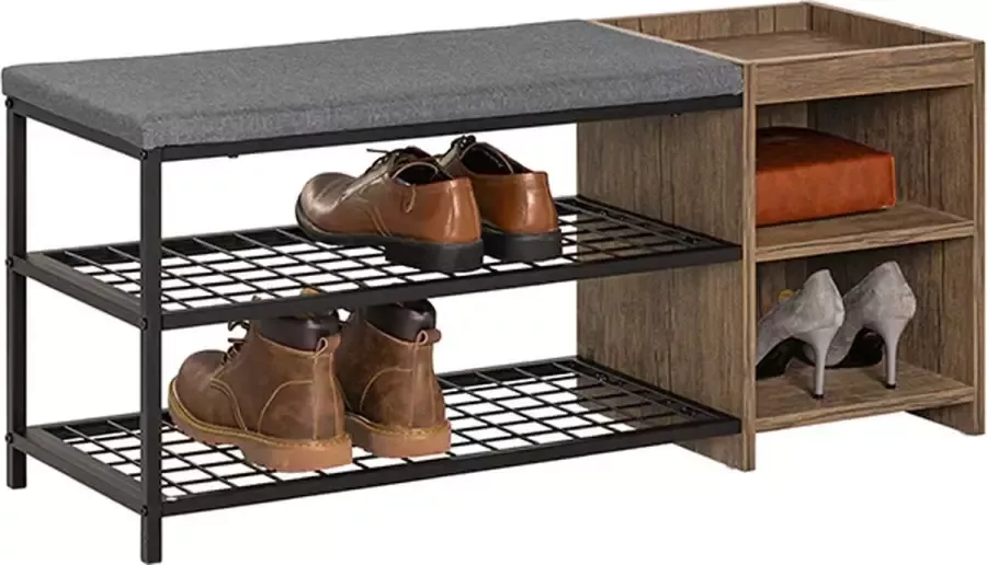 Simpletrade Schoenenbank Opbergbank 9 paar schoenen