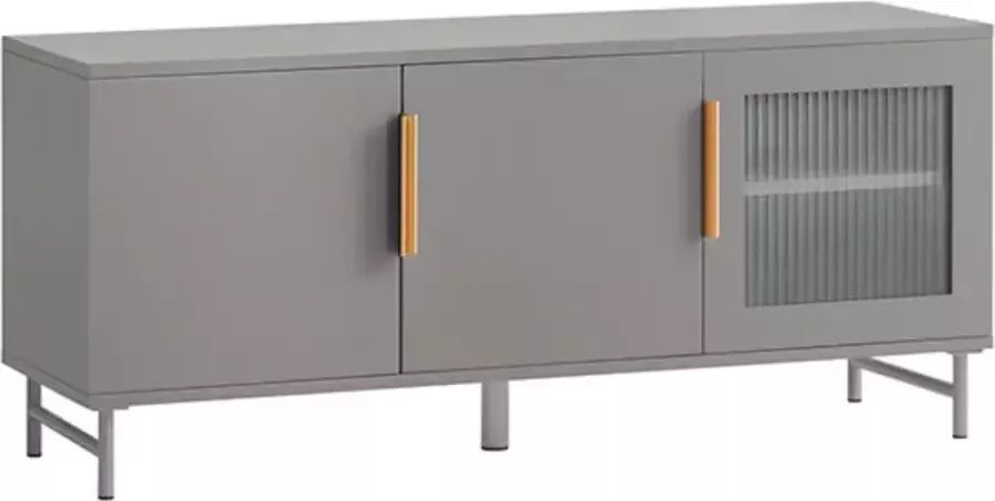 Simpletrade Schoenenkast Dressoir Tv Meubel 105x46x35cm. Grijs