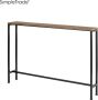 Simpletrade Simple Trade Dressoir tafel Console tafel Metaal hout 120x65x20 cm - Thumbnail 2