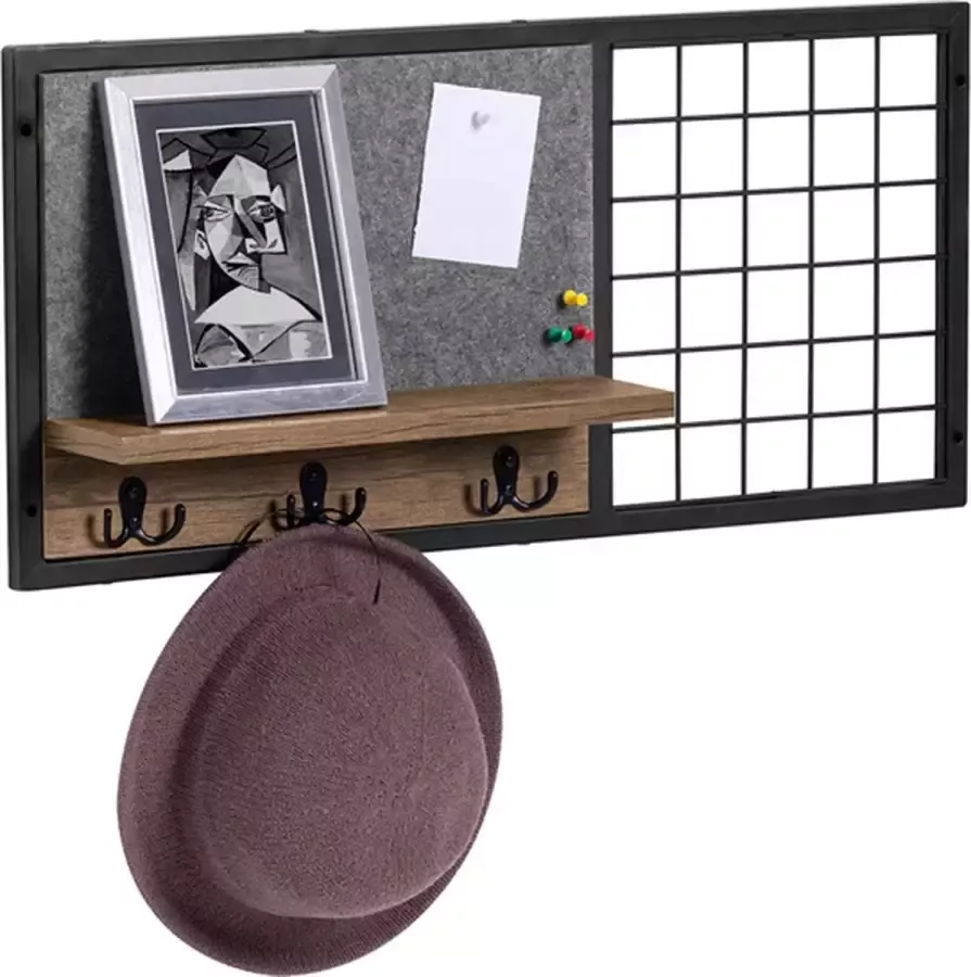 Simpletrade Wandkast Hang plank Kleine kapstok Industrieel
