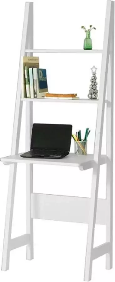 Simpletrade Wandrek Bureau Multifunctioneel Wit 64x180x39 cm