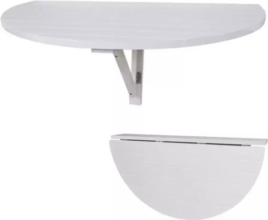 Simpletrade Wandtafel Klaptafel Inklapbaar Multifunctioneel Hoogglans 80x52 cm