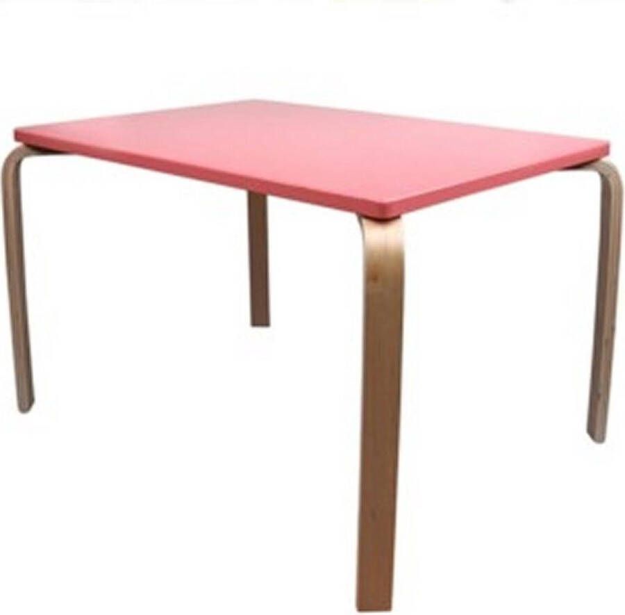 Simply for kids TR4118 Houten Tafel 70x45cm Roze