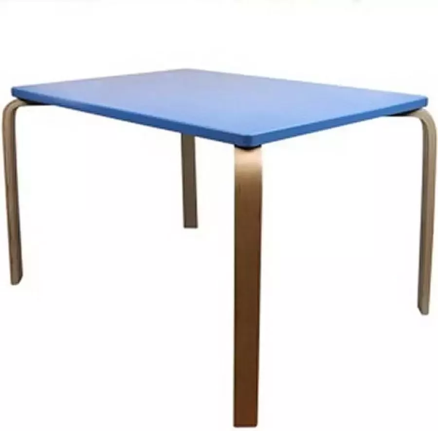 Simply for kids TR4119 Houten Tafel 70x45cm Blauw