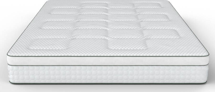 Simply Green 2-Persoons Matras Mont Blanc 180x200cm 100% Natuurlatex Pulse 23cm matrasdikte Oeko-Tex Tencel 10 Jaar garantie Simply-green