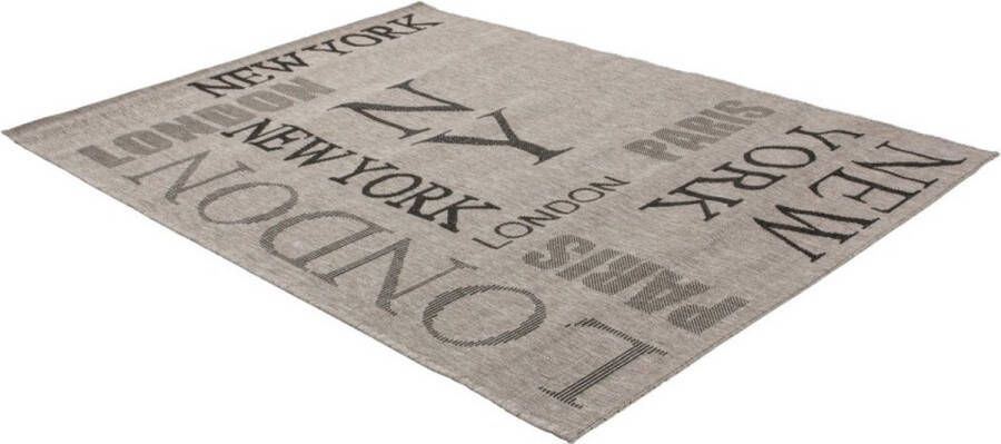 Sirac Tapijt SiRaC Lalee Home Finca Sisallook Vloerkleed Tapijt Karpet 200x290 Zilver
