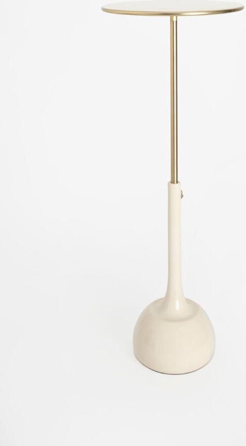 Sissy-Boy Beige bijzettafel Verstelbaar Organische vorm - Foto 4