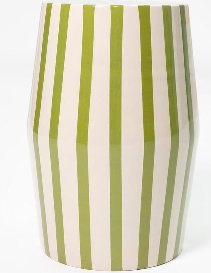 Sissy-Boy Groen gestreepte bijzettafel