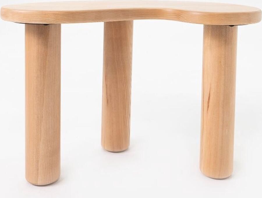 Sissy-Boy Houten bijzettafel in organische vorm hoog