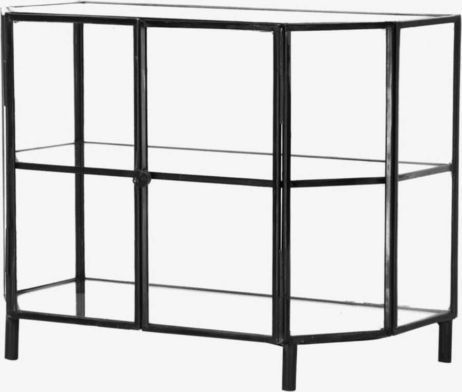 Sissy Boy Sissy-Boy Zwart metalen vitrinekastje
