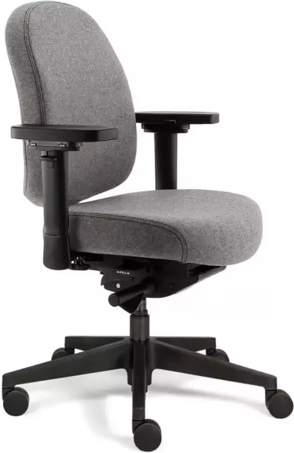 Sit And Move Therapod X Compact Lichtgrijs Bureaustoel Wolvilt Fenice