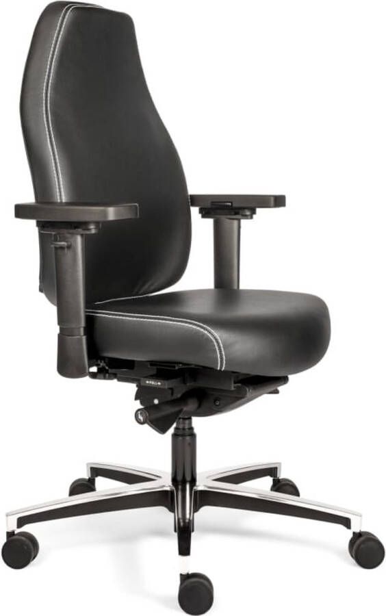 Sit And Move Therapod X Standaard Bureaustoel Zwart Leder