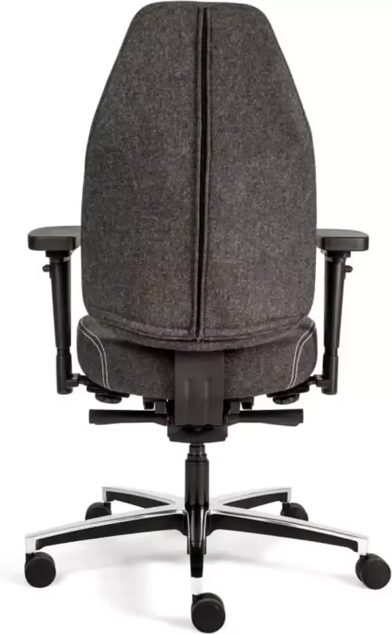 Sit And Move Therapod X Standaard Donkergrijs Bureaustoel Wolvilt Fenice